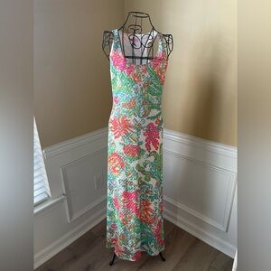 Lilly Pulitzer Colorful Floral Maxi Dress